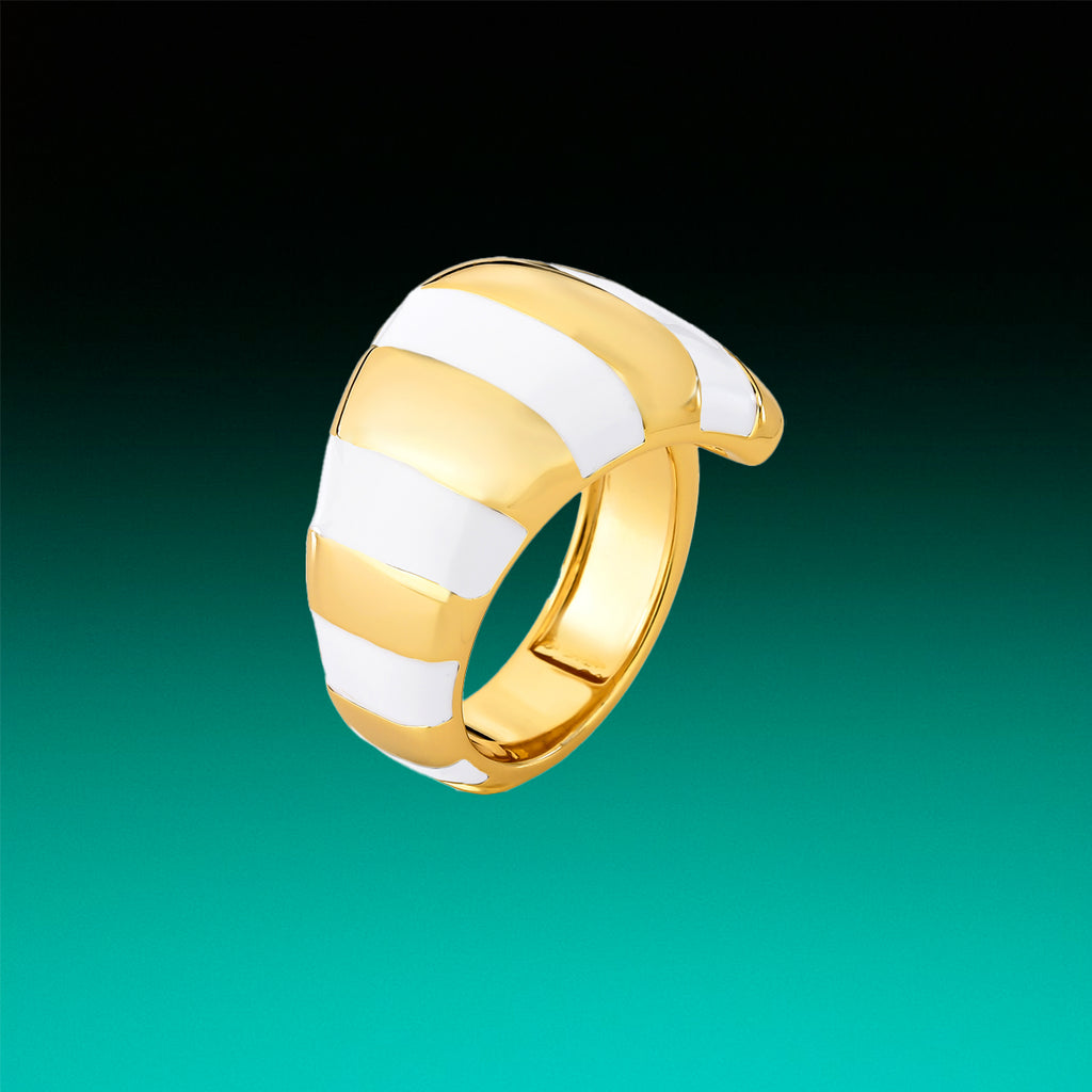 Anel Curvo Amalfi branco